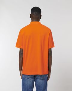Polo recyclé unisexe | Polo publicitaire Bright Orange 10