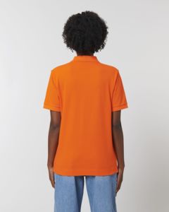 Polo recyclé unisexe | Polo publicitaire Bright Orange 11