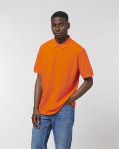 Polo recyclé unisexe | Polo publicitaire Bright Orange 5