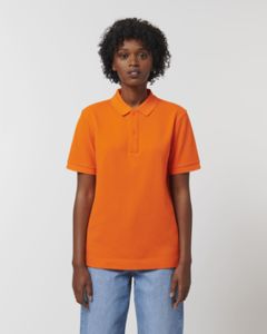 Polo recyclé unisexe | Polo publicitaire Bright Orange 8