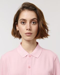 Polo recyclé unisexe | Polo publicitaire Cotton Pink 4