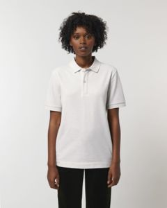 Polo recyclé unisexe | Polo publicitaire Cream Heather Grey 10