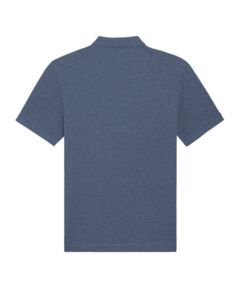 Polo recyclé unisexe | Polo publicitaire Dark Heather Blue 10