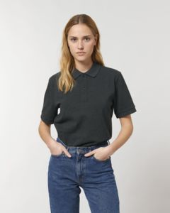 Polo recyclé unisexe | Polo publicitaire Dark Heather Grey 8