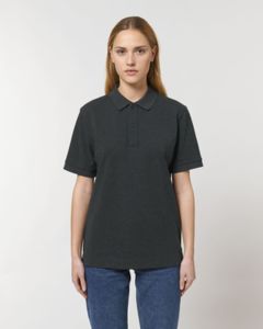 Polo recyclé unisexe | Polo publicitaire Dark Heather Grey 9