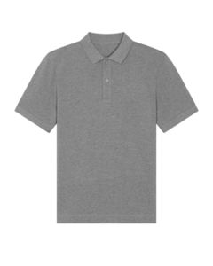 Polo recyclé unisexe | Polo publicitaire Mid Heather Grey