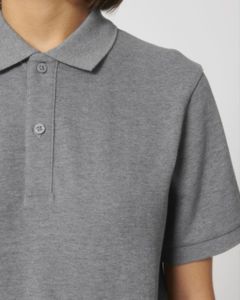 Polo recyclé unisexe | Polo publicitaire Mid Heather Grey 2