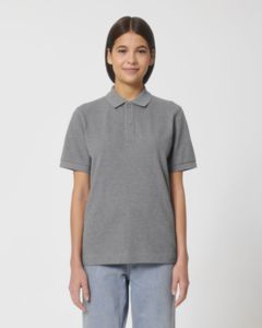 Polo recyclé unisexe | Polo publicitaire Mid Heather Grey 6