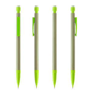 Porte-mine Matic | Porte-mine publicitaire Gris Citron vert