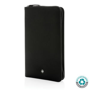 Portefeuille RFID recyclé | Portefeuille personnalisable Noir