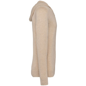 Pull capuche Lyocell H | Pull à capuche publicitaire Beige Sand Heather 4