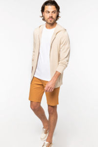 Pull capuche Lyocell H | Pull à capuche publicitaire Beige Sand Heather 7