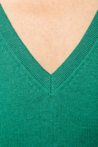 Pull V Lyocell F | Pull publicitaire Gemstone Green 7