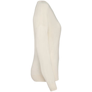Pull V Lyocell F | Pull publicitaire Ivory 4