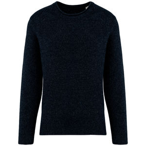 Pull laine mérinos H | Pull personnalisé Deep Indigo Heather 2