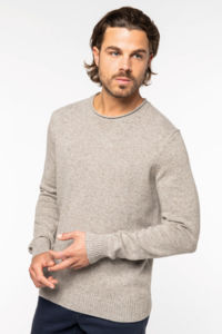 Pull laine mérinos H | Pull personnalisé Deep Indigo Heather 5