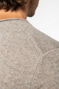 Pull laine mérinos H | Pull personnalisé Gravel Heather 7