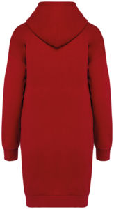 Robe sweat | Robe sweat personnalisée Hibiscus red
