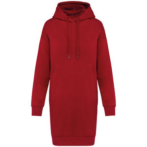 Robe sweat | Robe sweat personnalisée Hibiscus red 2