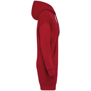 Robe sweat | Robe sweat personnalisée Hibiscus red 4