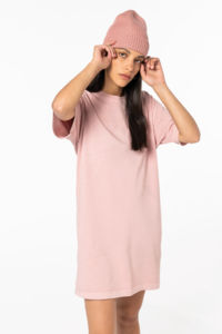 Robe t-shirt | Robe t-shirt personnalisable Washed Petal Rose