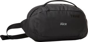 Sac banane antivol Tact | Sac banane antivol publicitaire Noir 1