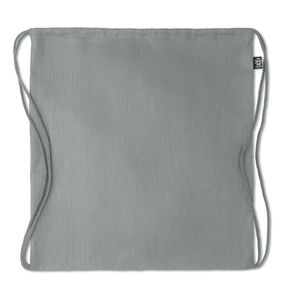 Sac à cordons chanvre | Sac à cordons personnalisé Grey 1