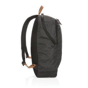 Sac polyester recyclé | Sac à dos personnalisé Black 2