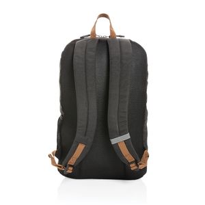 Sac polyester recyclé | Sac à dos personnalisé Black 3