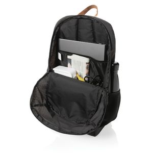 Sac polyester recyclé | Sac à dos personnalisé Black 6