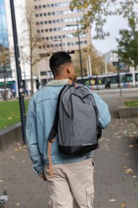 Sac polyester recyclé | Sac à dos personnalisé Grey 10