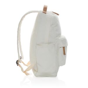 Sac à dos toile recyclé | Sac à dos personnalisé White 2