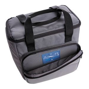 Sac rPET  | Sac isotherme publicitaire Gris anthracite 3