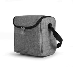 Sac lunch Gamelbag | Sac lunch personnalisé Gris