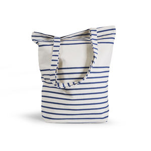 Biobeach coton bio | Sac shopping personnalisé Bleu marine