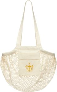 Sac coton maille bio | Sac shopping publicitaire Naturel 2