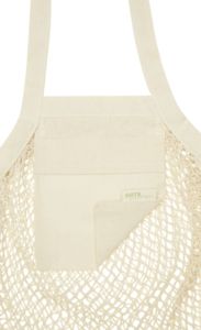 Sac coton maille bio | Sac shopping publicitaire Naturel 5