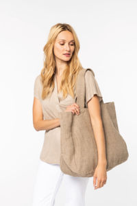 Sac shopping jute | Sac de shopping publicitaire Natural 1