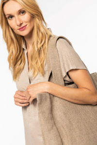 Sac shopping jute | Sac de shopping publicitaire Natural 2