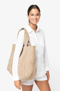 Sac shopping jute | Sac de shopping publicitaire