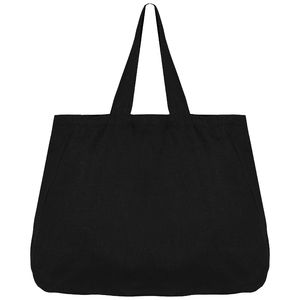 Sac shopping lin | Sac de shopping publicitaire Black 2