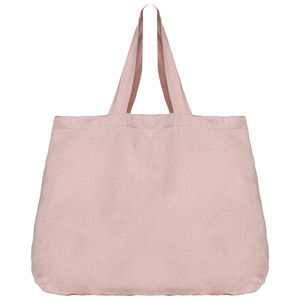 Sac shopping lin | Sac de shopping publicitaire Petal Rose 2