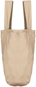 Sac shopping lin | Sac de shopping publicitaire Wet sand