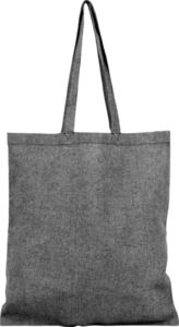 Sac recyclé Pheebs | Sac shopping publicitaire Heather Black 1