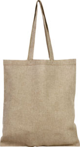 Sac recyclé Pheebs | Sac shopping publicitaire Heather natural 1