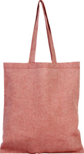 Sac recyclé Pheebs | Sac shopping publicitaire Rouge 1