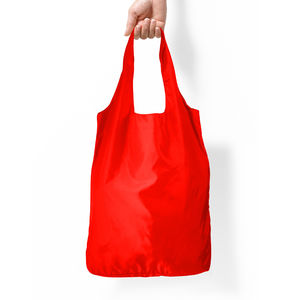 Pocket rPET | Sac shopping publicitaire Rouge Vif