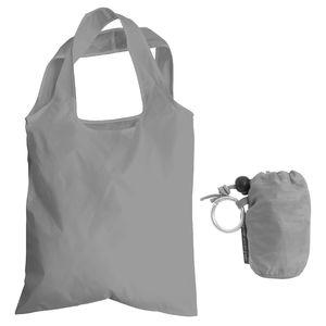 Sac pliable en rPET | Sac shopping publicitaire Gris