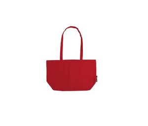 Sac soufflet coton bio | Sac de shopping publicitaire Red