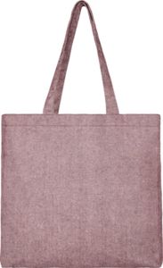 Sac soufflet Pheebs | Sac shopping personnalisé Marron chiné 1